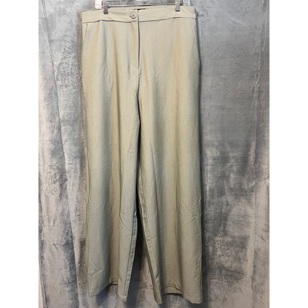 ASOS Design Tall Women's Size 12‎ Beige Wide Leg Career Business Pants